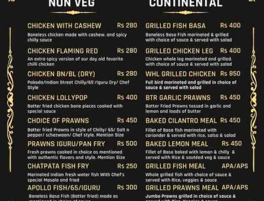 Ostra – Seafood & Multicuisine Restaurant