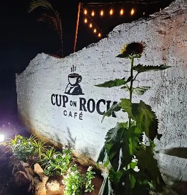 CUP ON ROCK